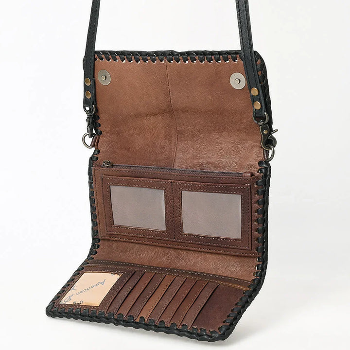 Whip Stitched Edge Crossbody from American Darling