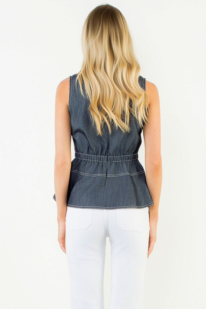 Belted Front Sleeveless Top from THML