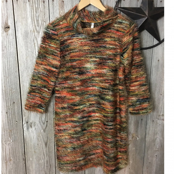 Mock Turtle Neck Dress from Uncle Frank - High Call Outfitters