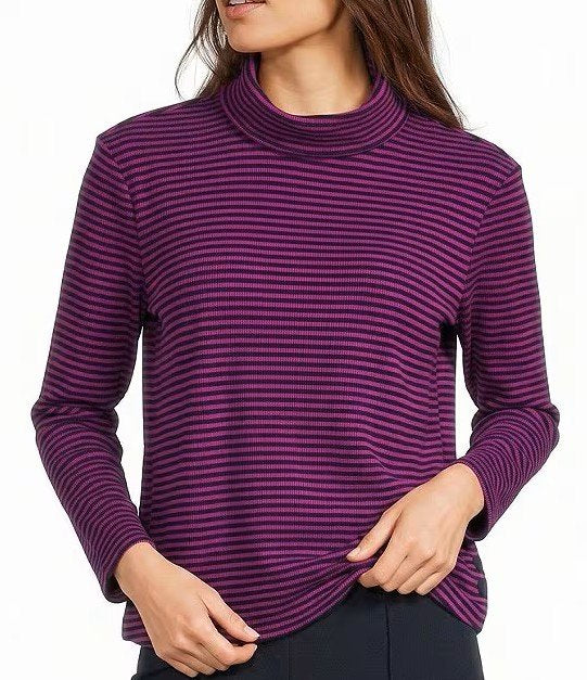 Knit Turn Up Cuff Turtleneck Top from Multiples