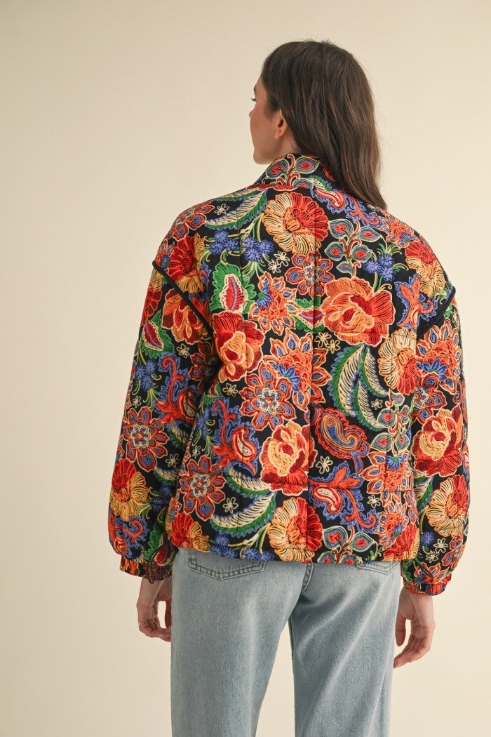 Multi Color Puff Jacket