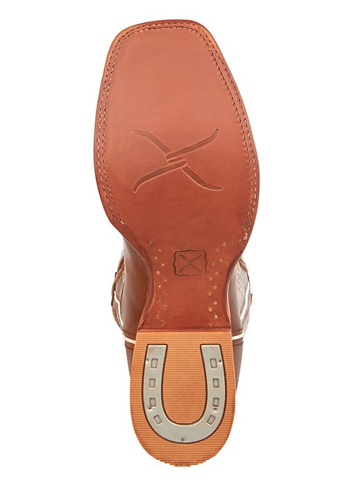 Men's Ruff Stock Boot - Chocolate/Chocolate from Twisted X
