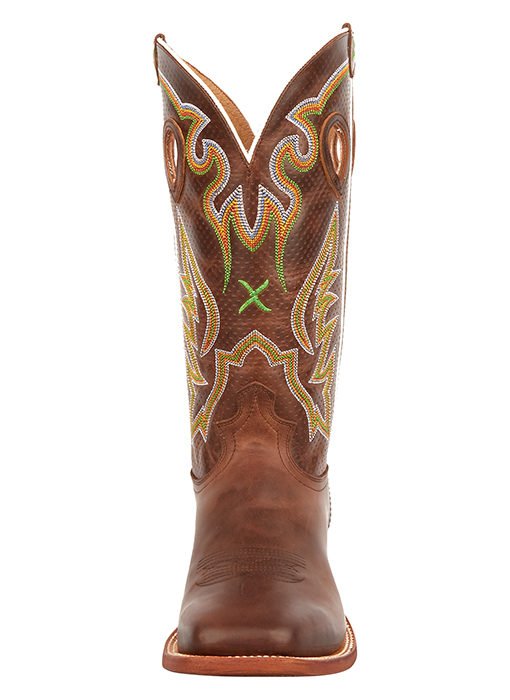 Men's Ruff Stock Boot - Chocolate/Chocolate from Twisted X
