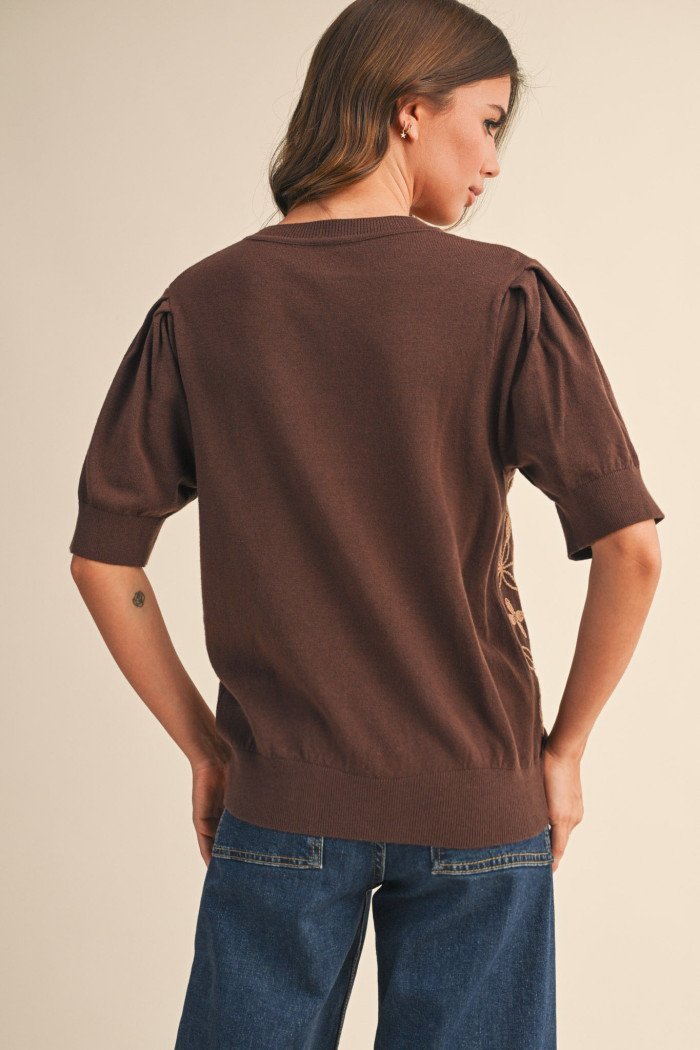 Embroidered Sweater - High Call Outfitters