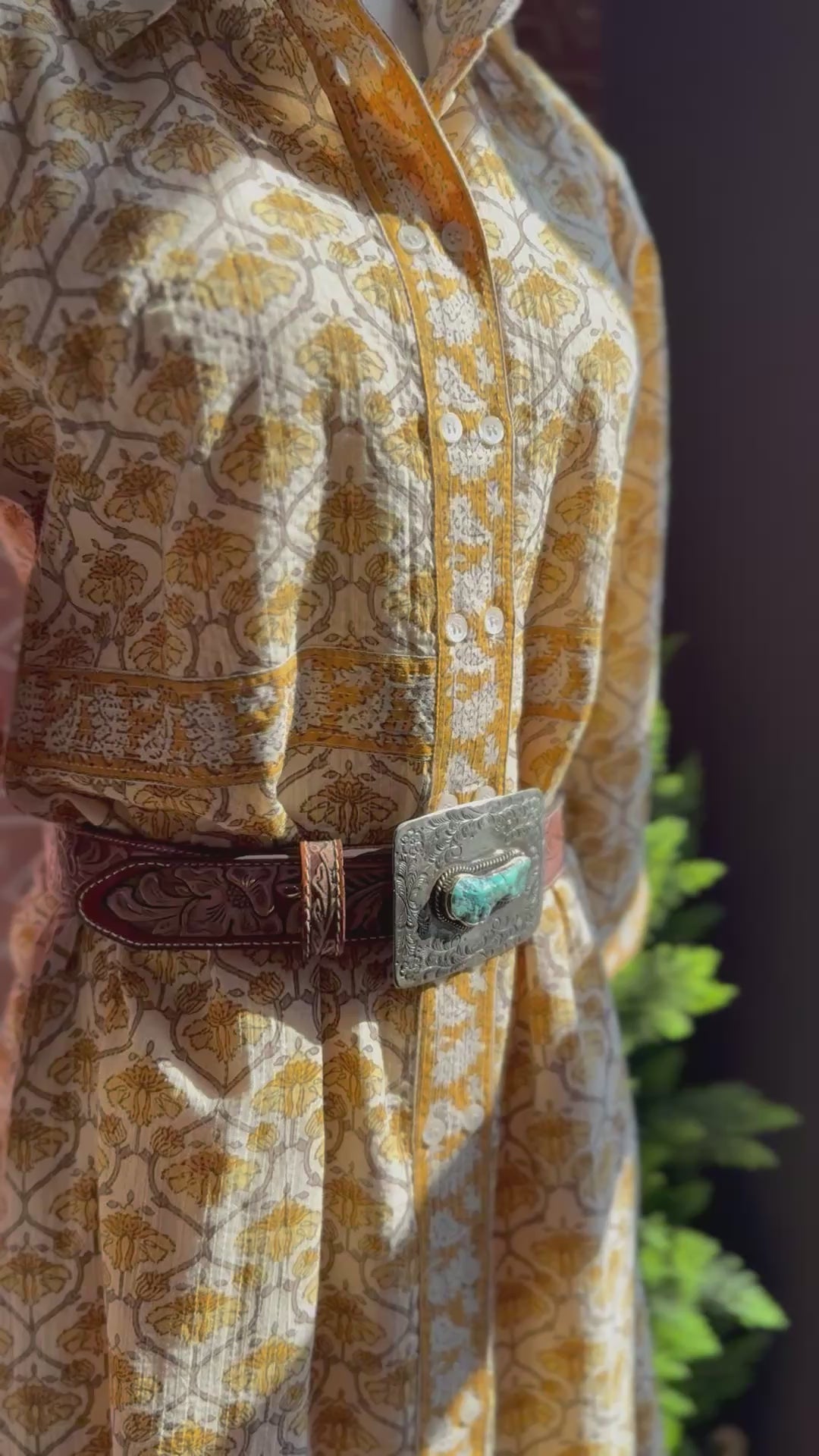 Double Button Shirtdress from Uncle Frank