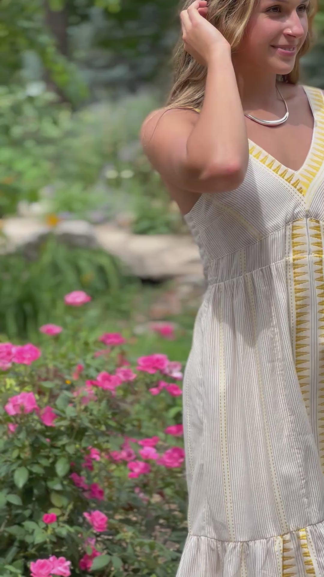 Embroidered Sun Dress from Liverpool