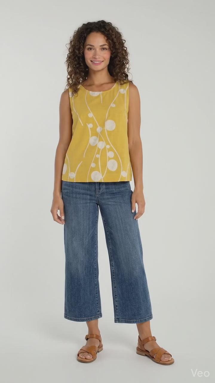 Sleeveless Embroidered Top from Liverpool