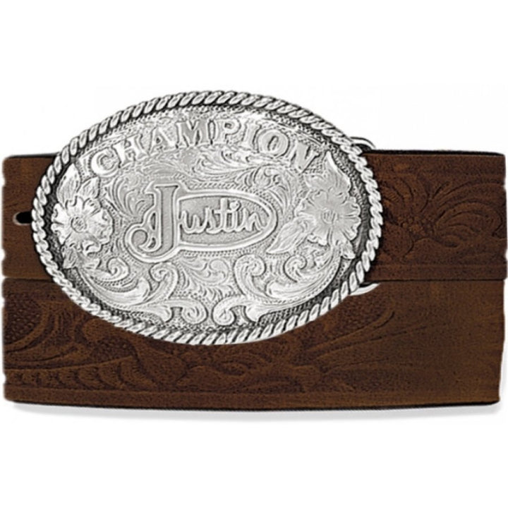 Champion Tooled Belt from Justin