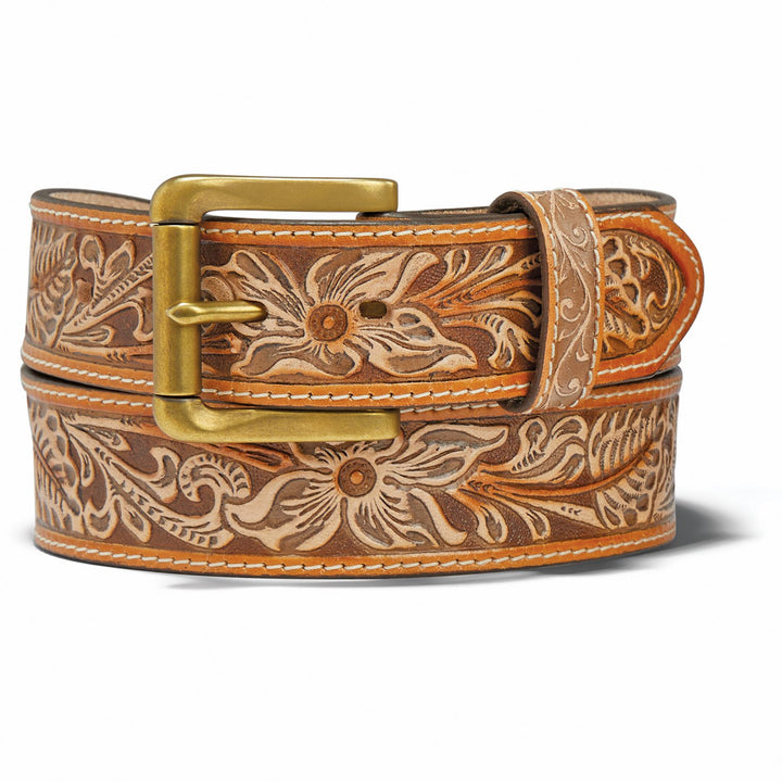Natural Floral Belt from Tony Lama