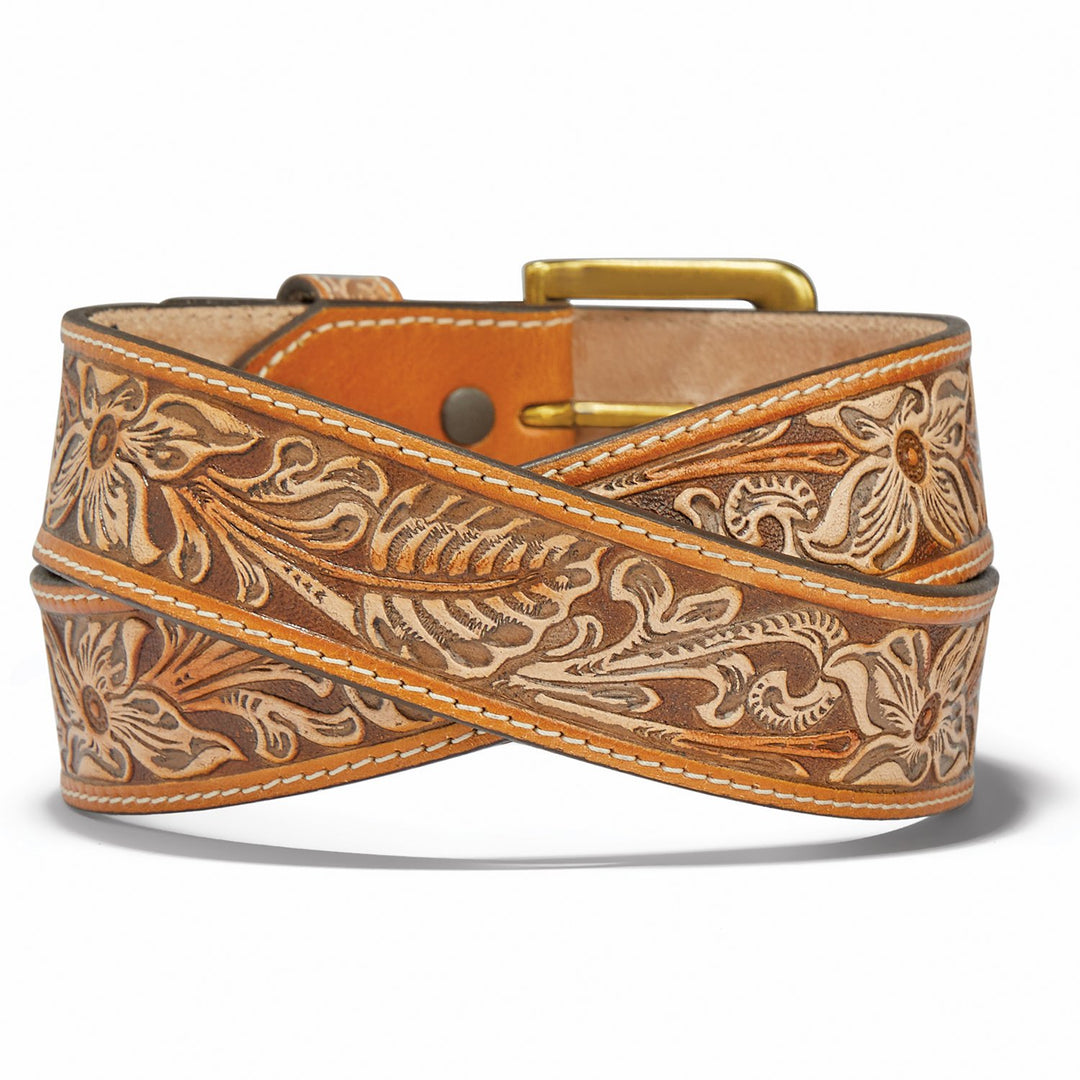 Natural Floral Belt from Tony Lama