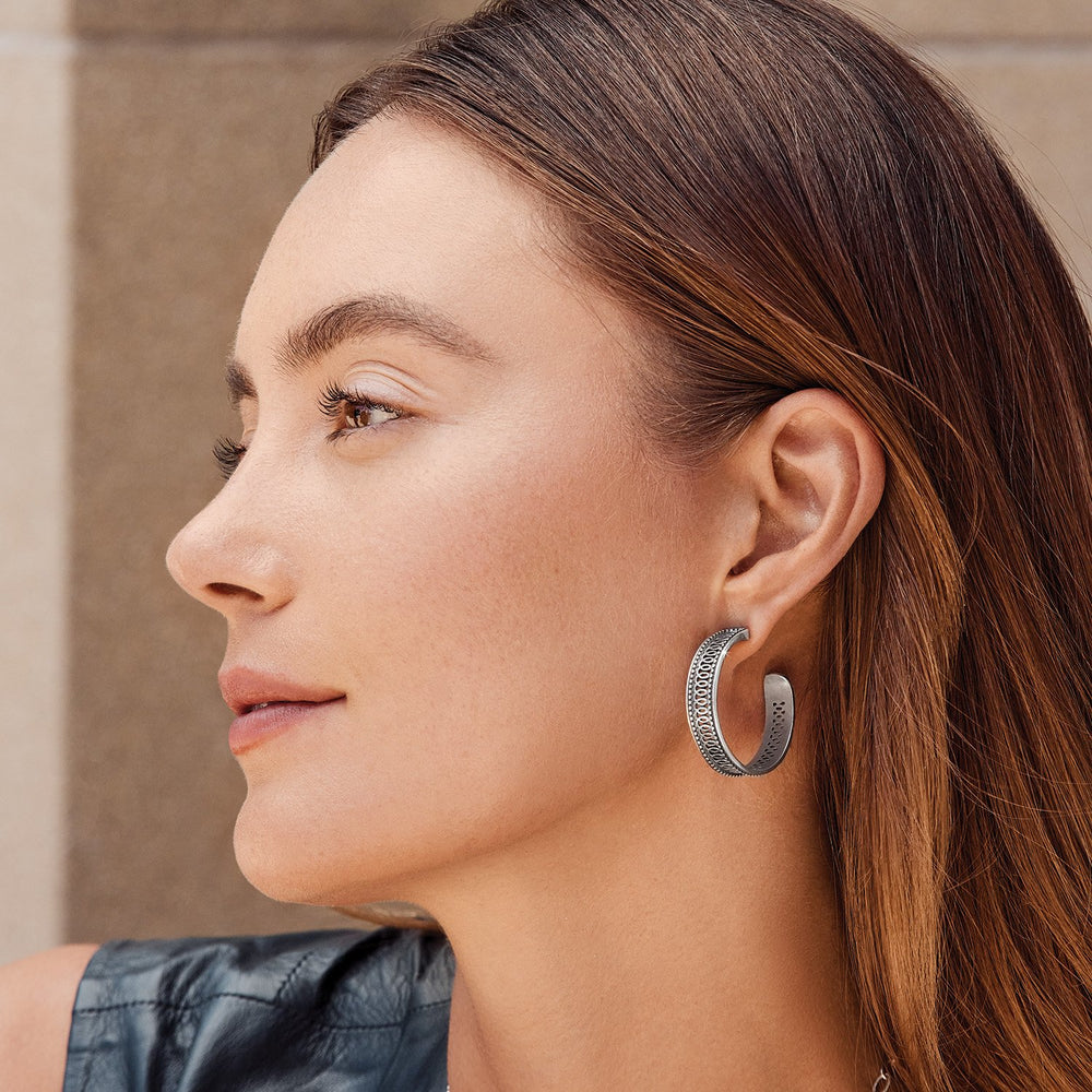 Ferrara Siena Large Hoop Earrings from Brighton - High Call Outfitters