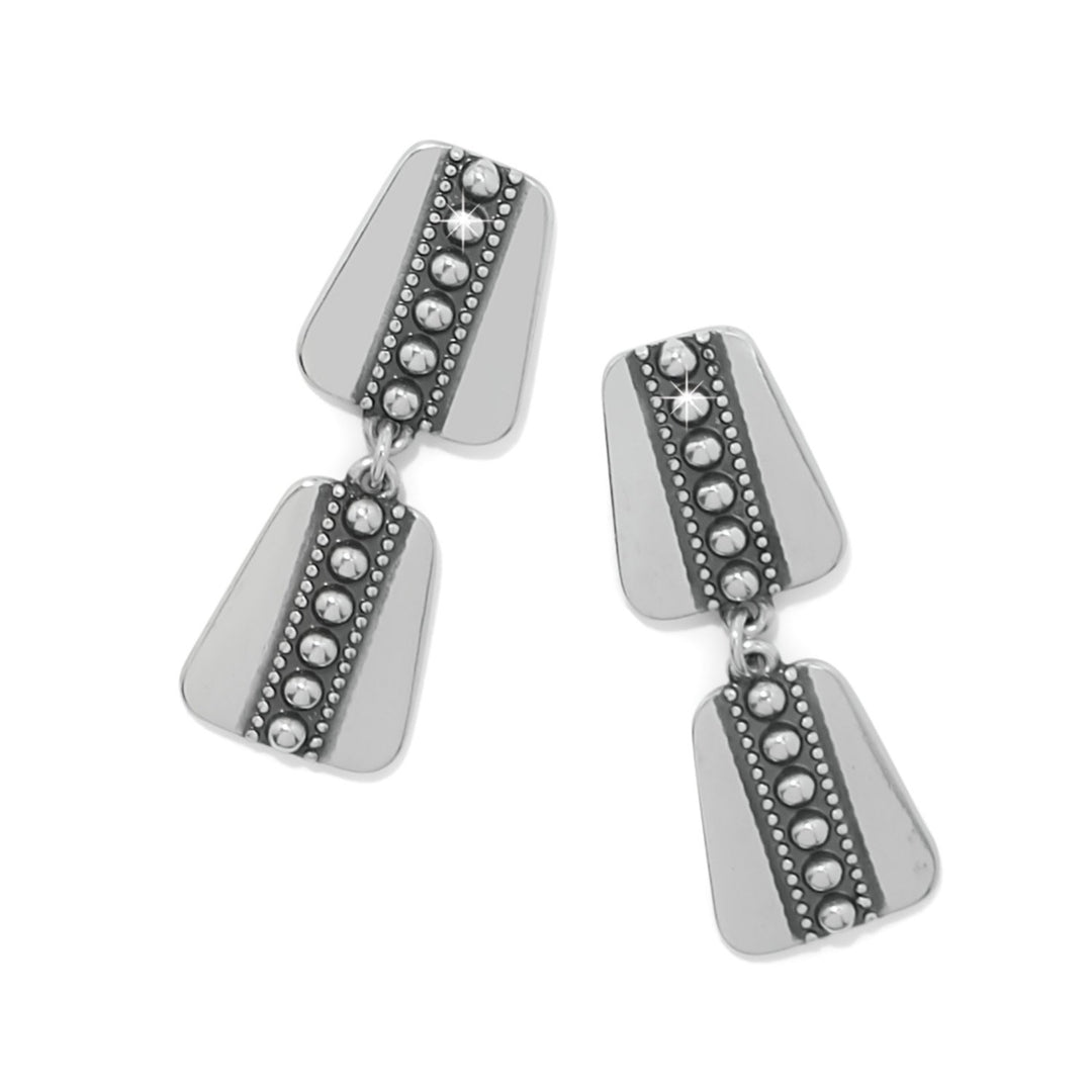 Pretty Tough Geo Post Drop Earrings from Brighton - High Call Outfitters