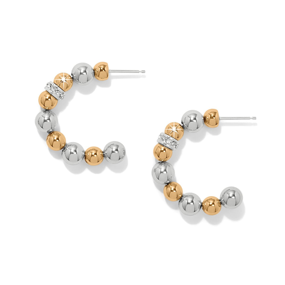Meridian Petite Station Hoop Earrings from Brighton - High Call Outfitters