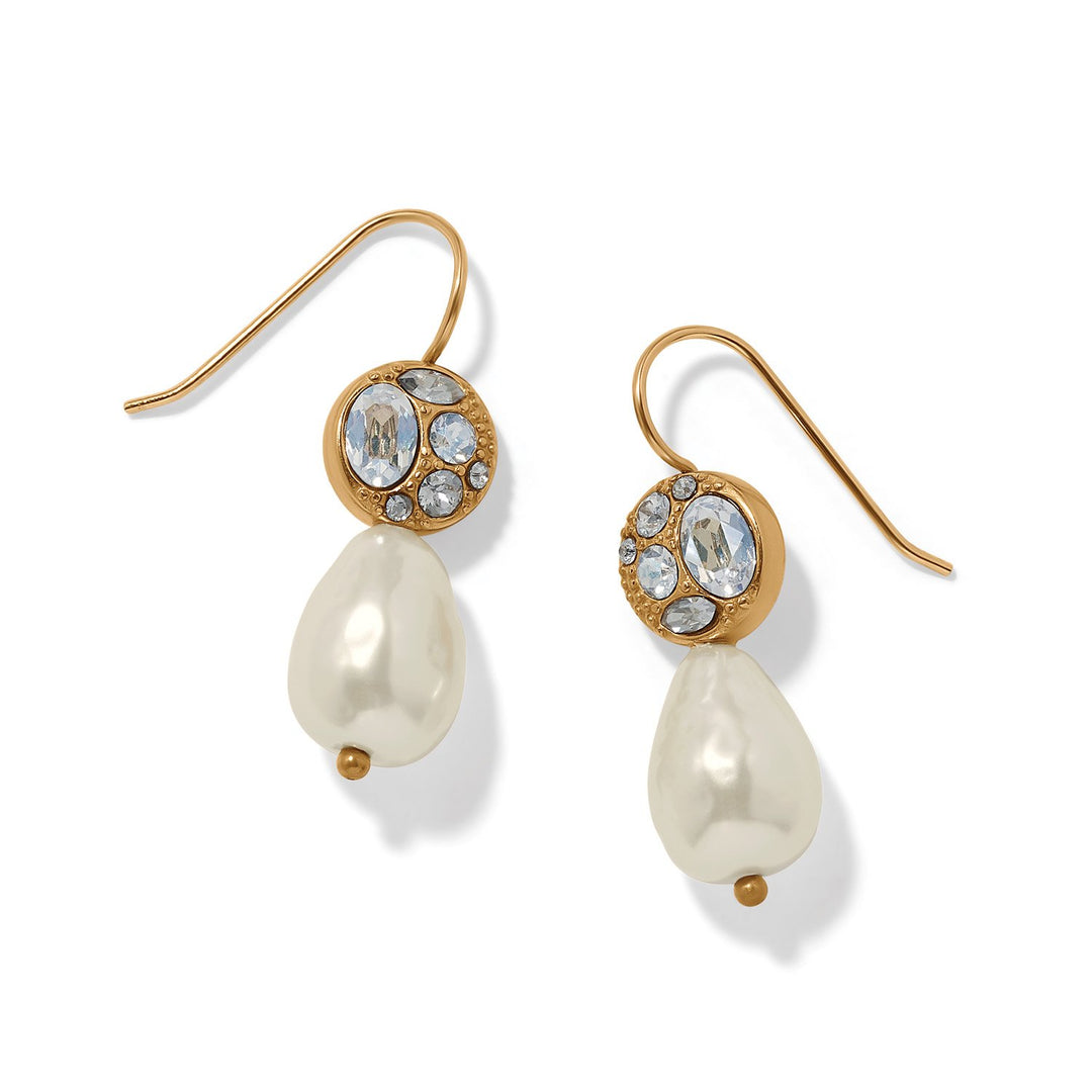 Trust Your Journey Petite Pearl French Wire Earrings from Brighton - High Call Outfitters