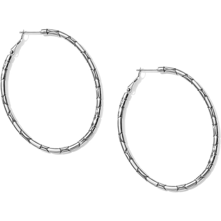 Pebble Large Oval Hoop from Brighton