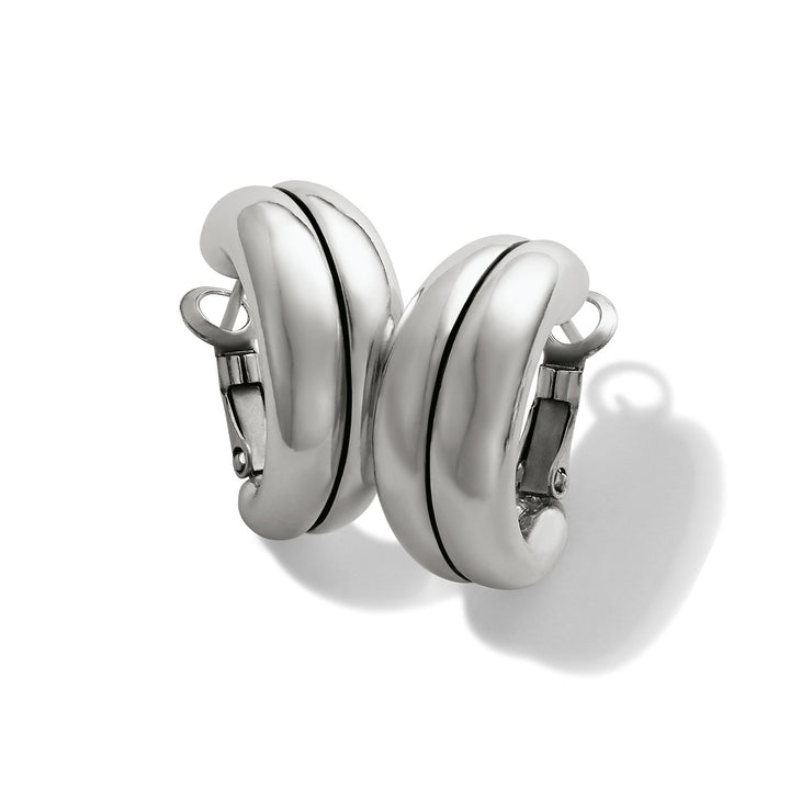 Pretty Tough Groove Leverback Hoop Earrings from Brighton