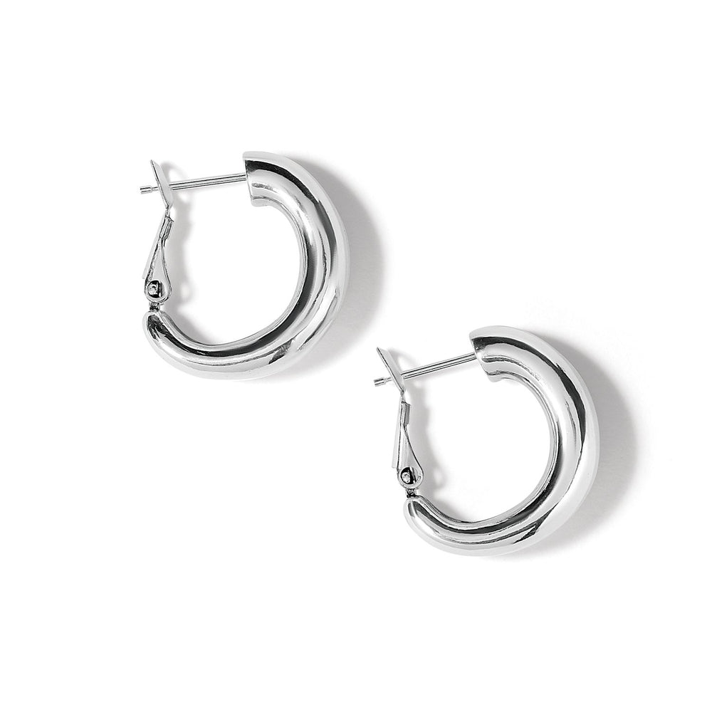 Pretty Tough Groove Leverback Hoop Earrings from Brighton - High Call Outfitters