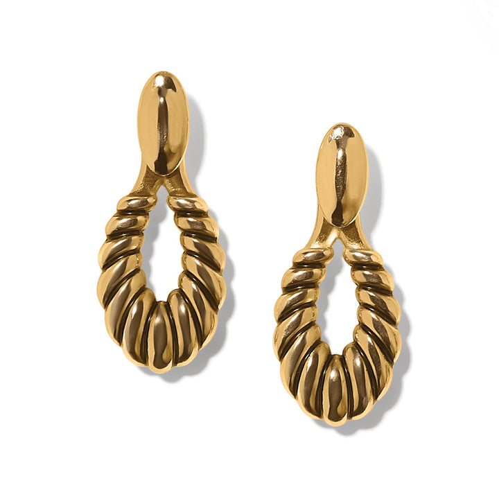 Athena Scalloped Post Drop Earrings from Brighton