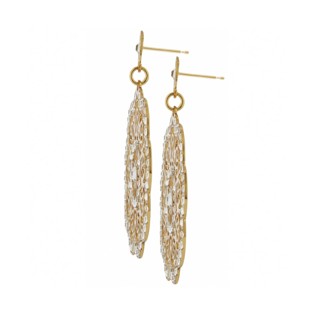 Bella Lace Post Drop Earrings from Brighton - High Call Outfitters