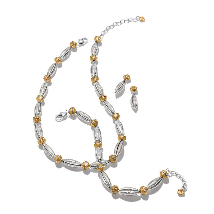 Meridian Orbit Bead Two Tone Bracelet from Brighton - High Call Outfitters