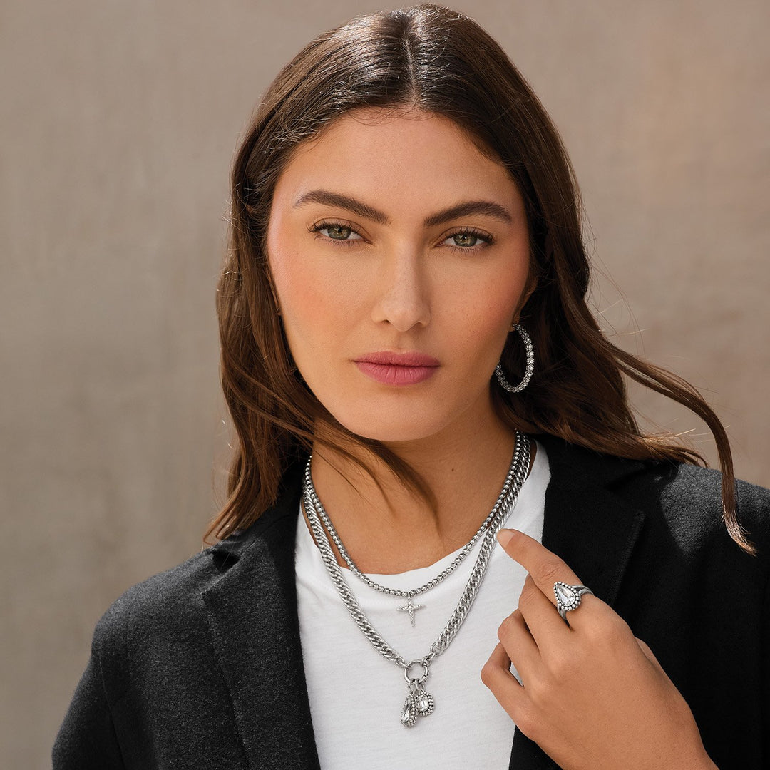 Twinkle Luxe Charm Link Necklace from Brighton