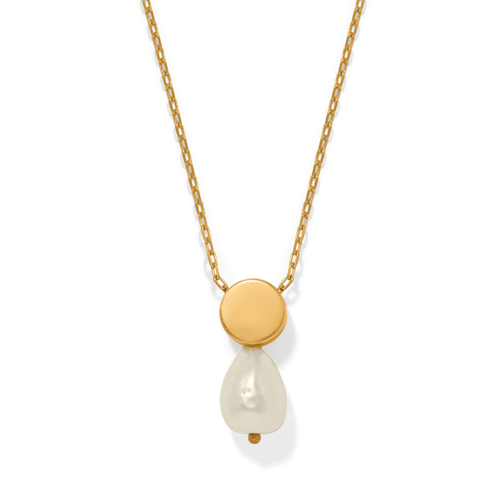 Trust Your Journey Petite Pearl Necklace from Brighton - High Call Outfitters