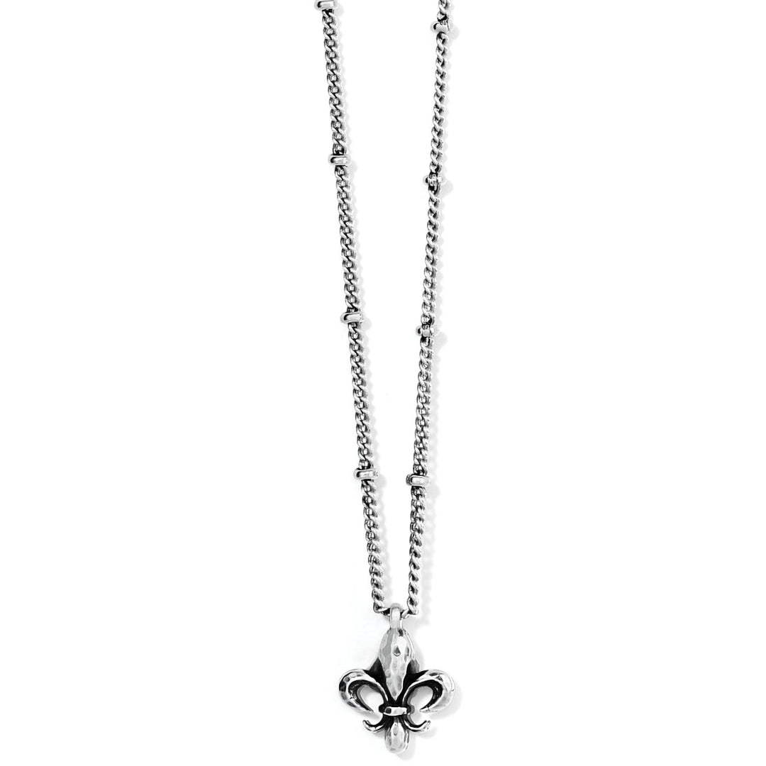 Fleur De Lis Mini Pendant Necklace from Brighton