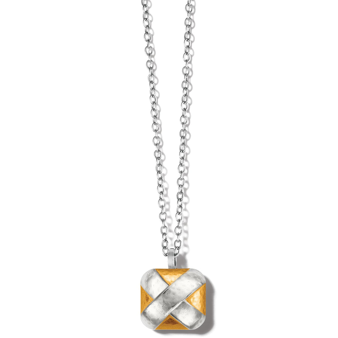 Entrata Square Short Necklace from Brighton