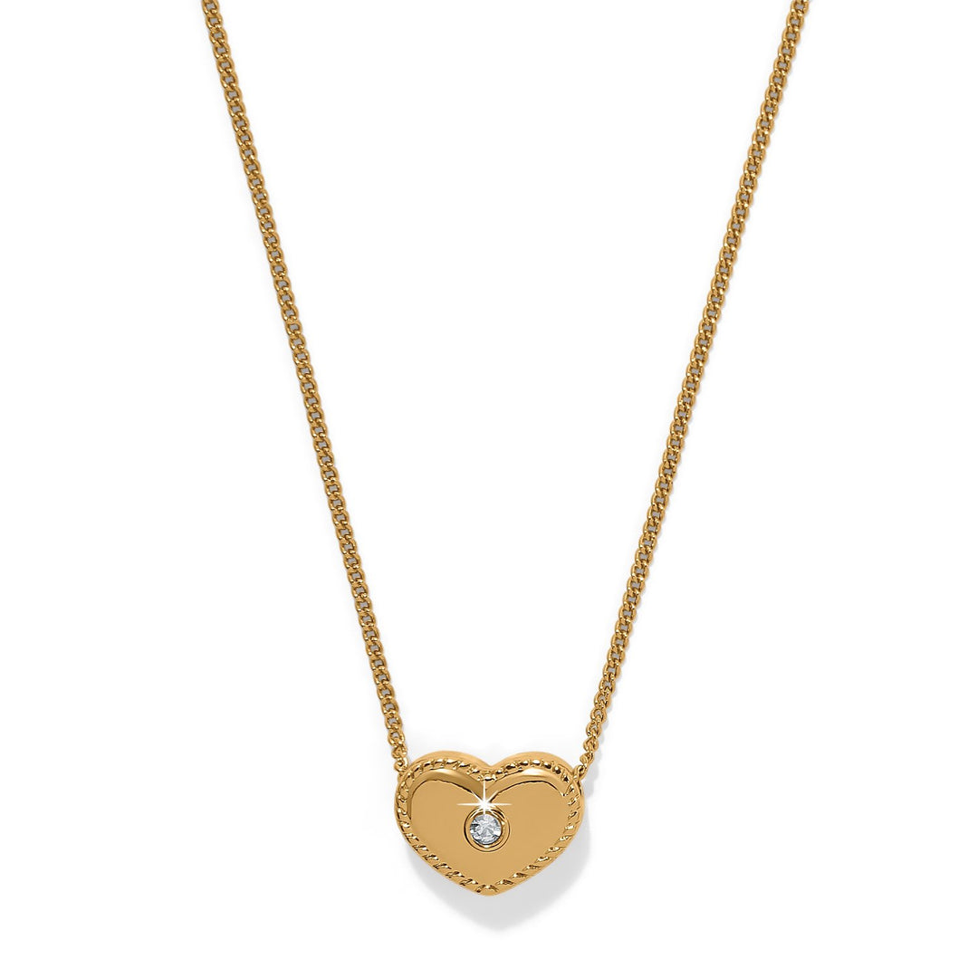 Illumina Celeste Heart Petite Necklace from Brighton - High Call Outfitters