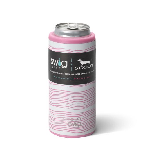 Swig Wavy Love 12oz Skinny Can Cooler