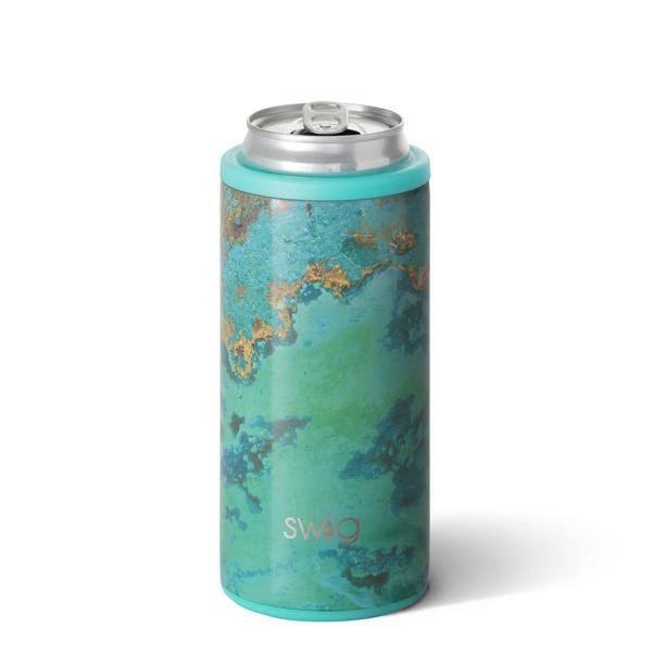 Swig Copper Patina 12oz Skinny Can Cooler