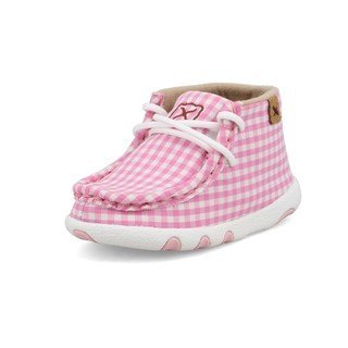 Pink Gingham Driving Moc from Twisted X - High Call Outfitters