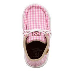 Pink Gingham Driving Moc from Twisted X - High Call Outfitters