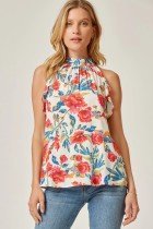 Floral Halter Top - High Call Outfitters