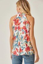 Floral Halter Top - High Call Outfitters