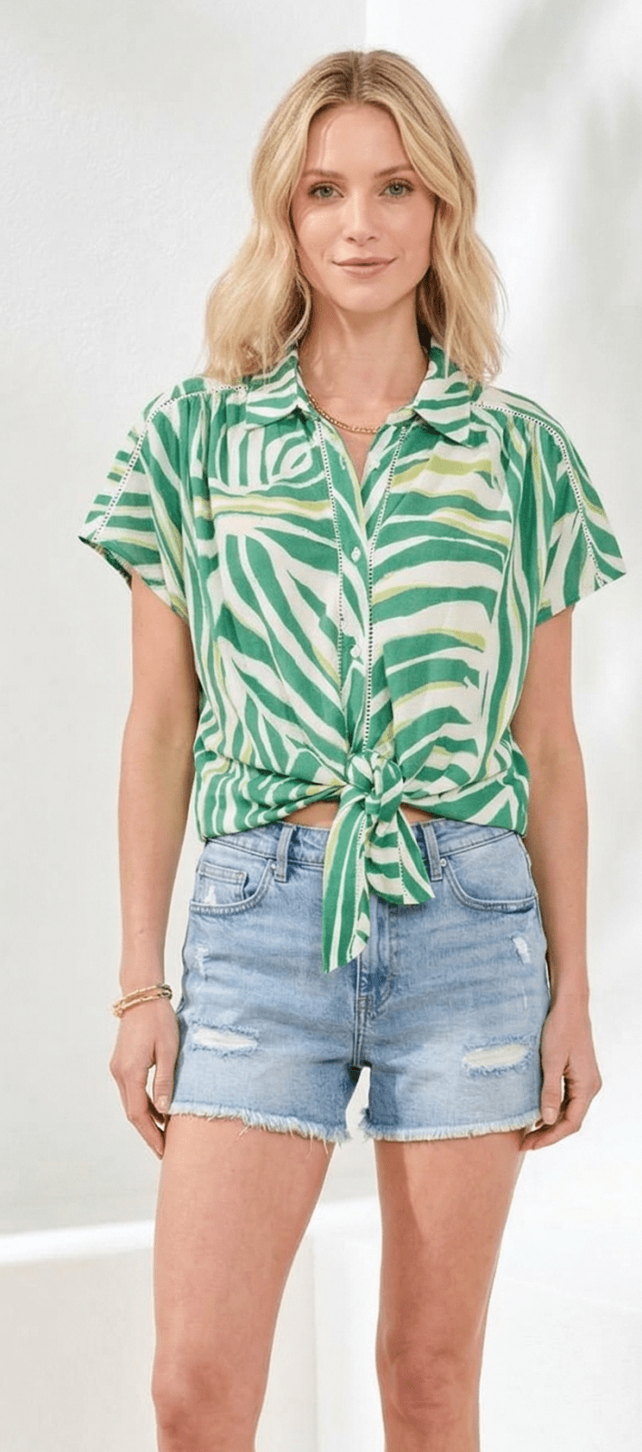 Tie Front Top from Tribal - High Call Outfitters