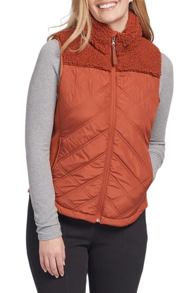 Fleece Yoke Quilted Vest from Tribal - High Call Outfitters
