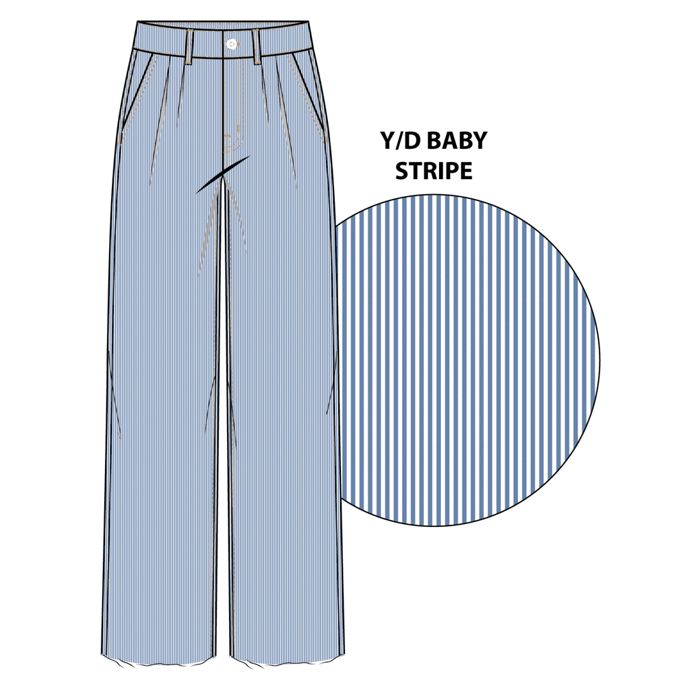 Audrey Pleated Wide Leg Trouser from Tribal - High Call Outfitters