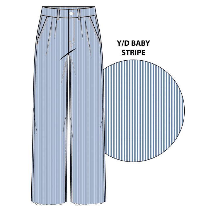 Audrey Pleated Wide Leg Trouser from Tribal - High Call Outfitters