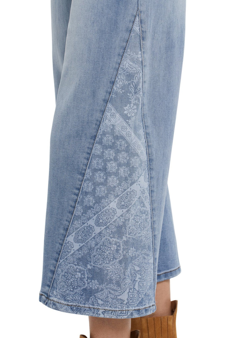 Wide Leg w/Inset Audrey Crop from Tribal