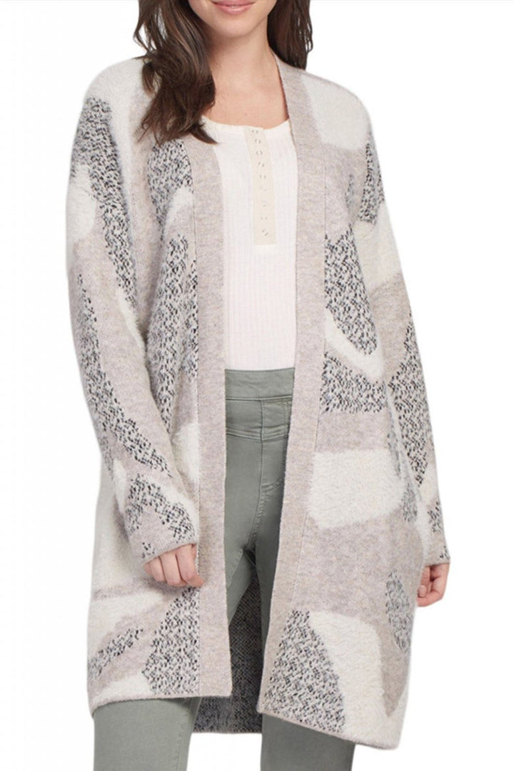 Intarsia Sweater Cardigan from Tribal
