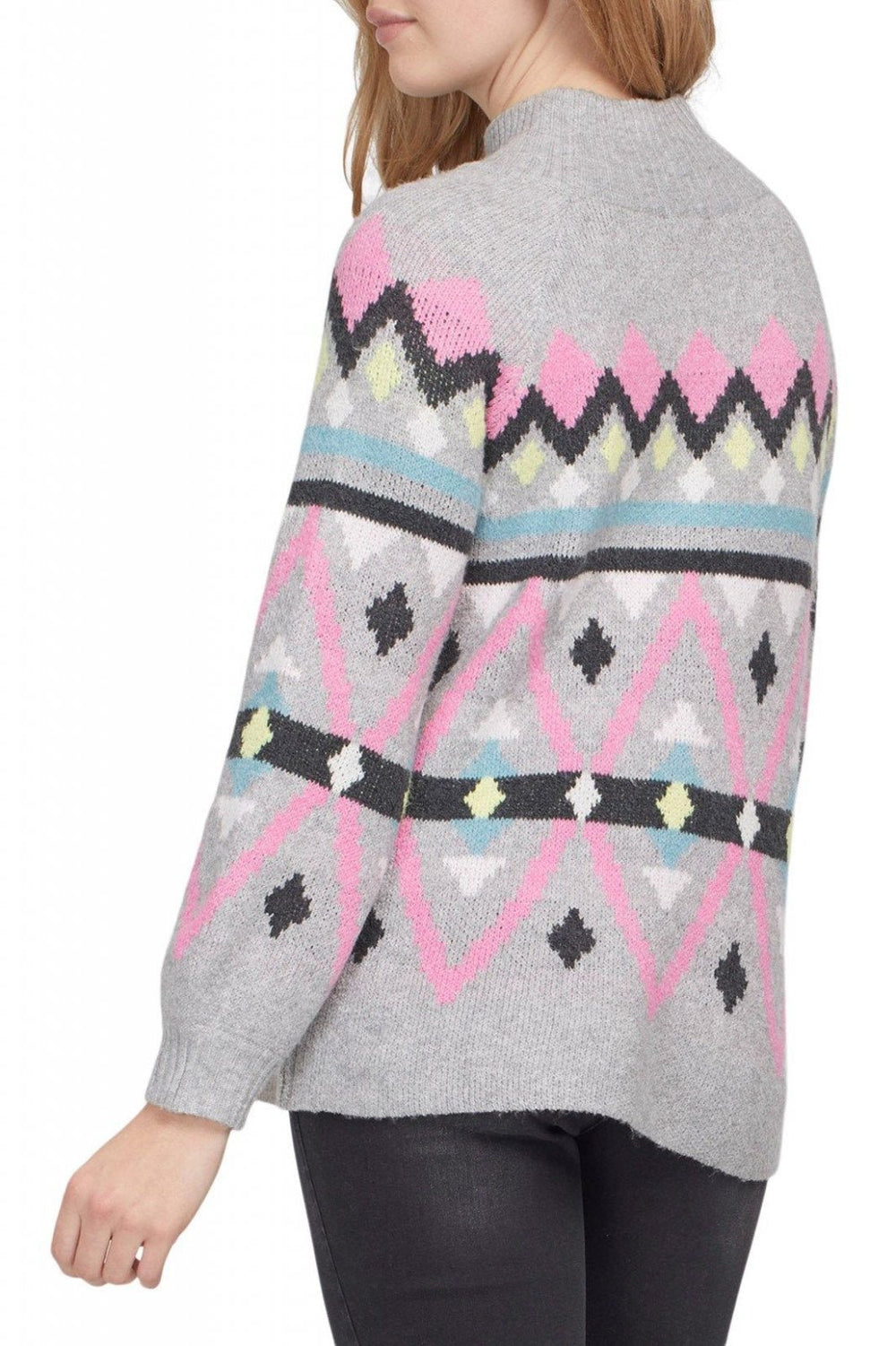 Intarsia Mock Neck Sweater from Tribal - High Call Outfitters