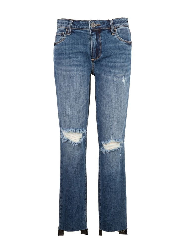Reese Ankle Straight Leg with Raw Step Hem from Kut from the Kloth
