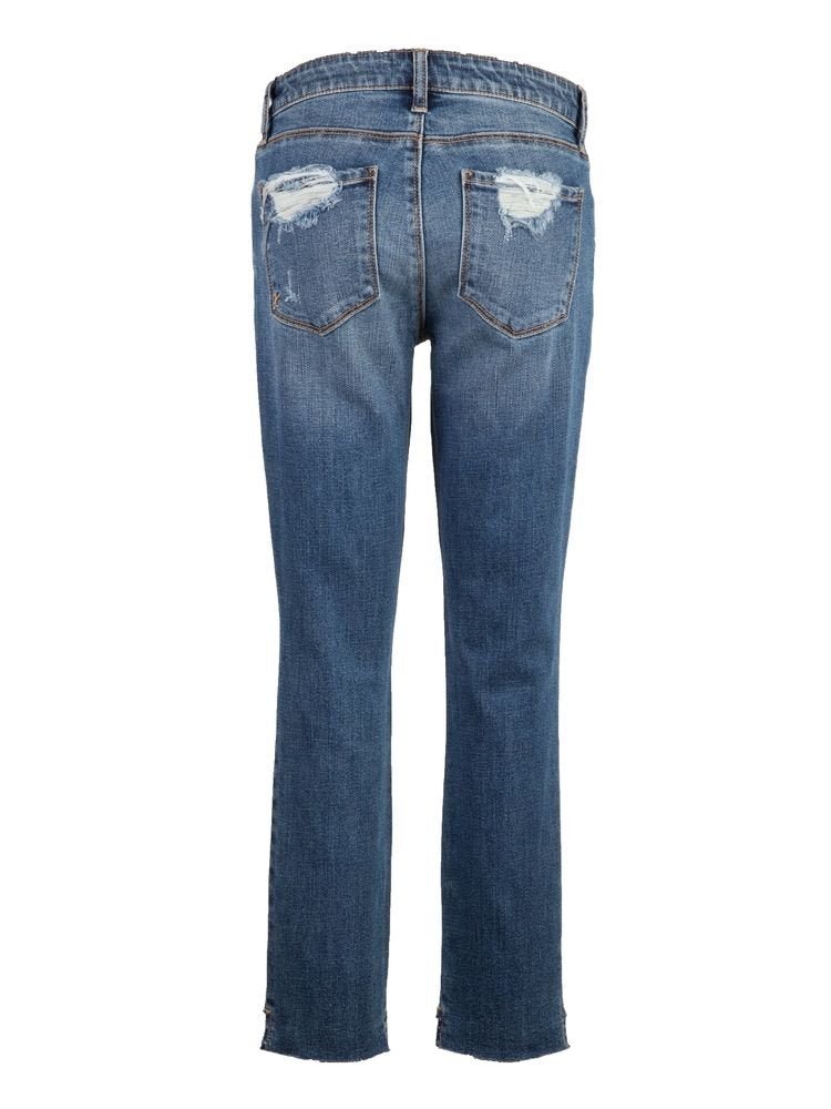 Reese Ankle Straight Leg with Raw Step Hem from Kut from the Kloth - High Call Outfitters