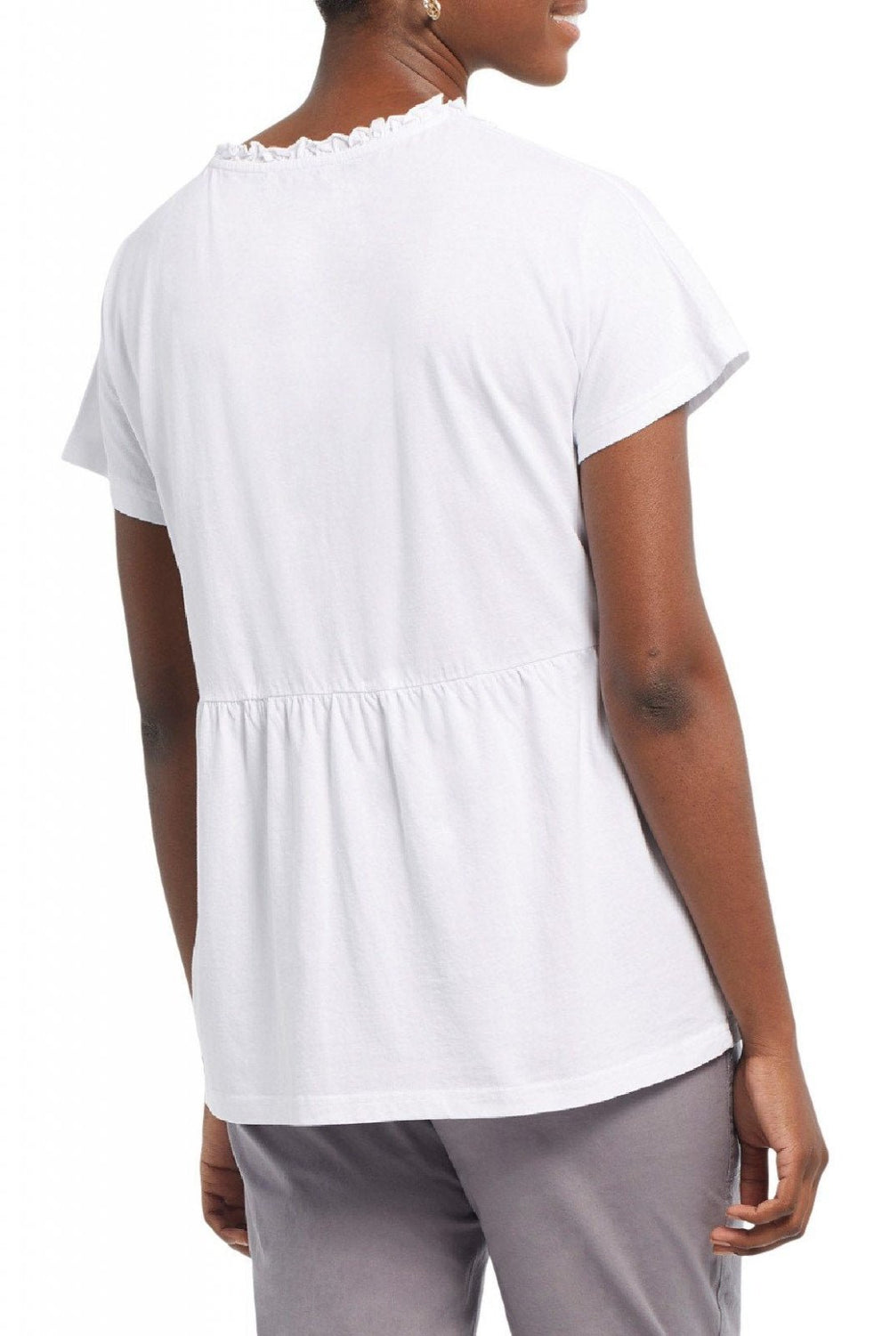 Ruffle V Neck Top from Tribal - High Call Outfitters