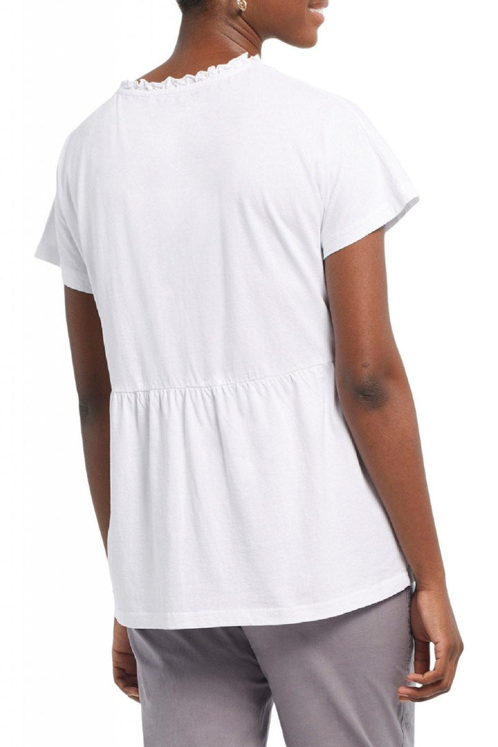 Ruffle V Neck Top from Tribal - High Call Outfitters