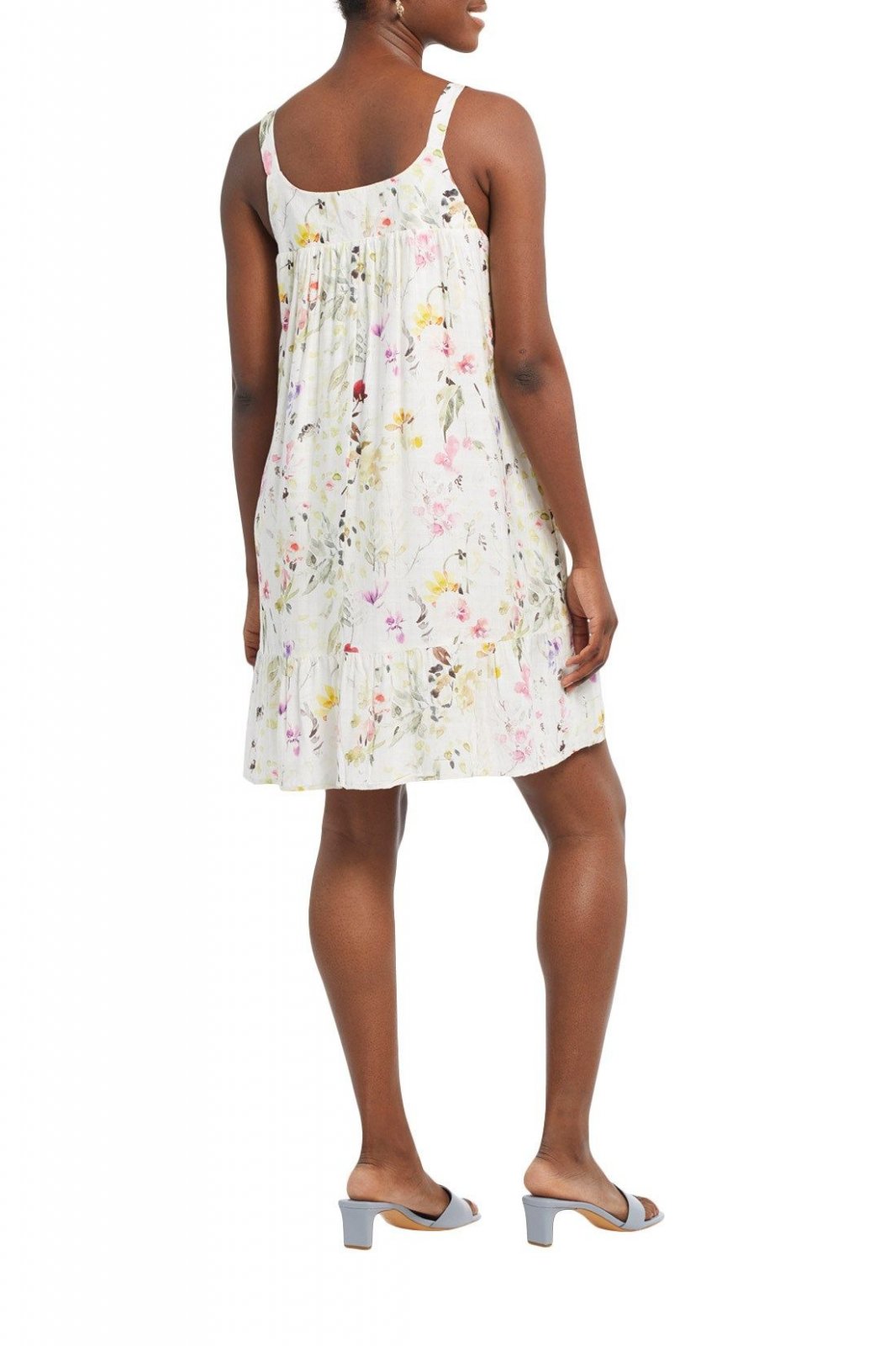 Floral Printed Babydoll Dress from Tribal