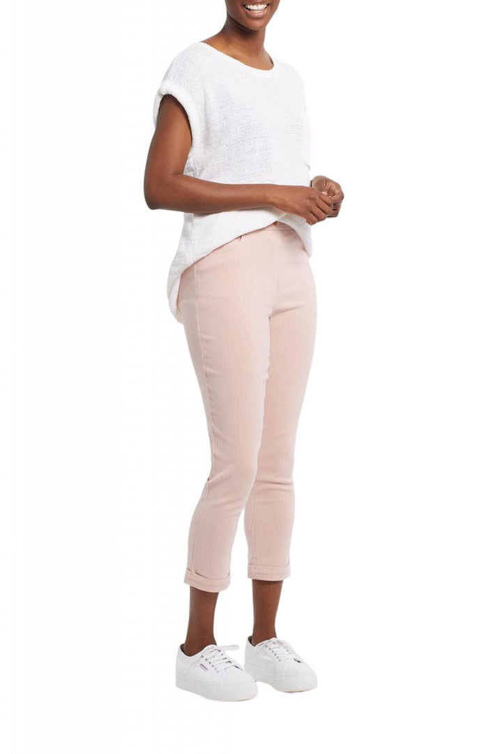 5 Pocket Pull On Cuffed Capri from Tribal