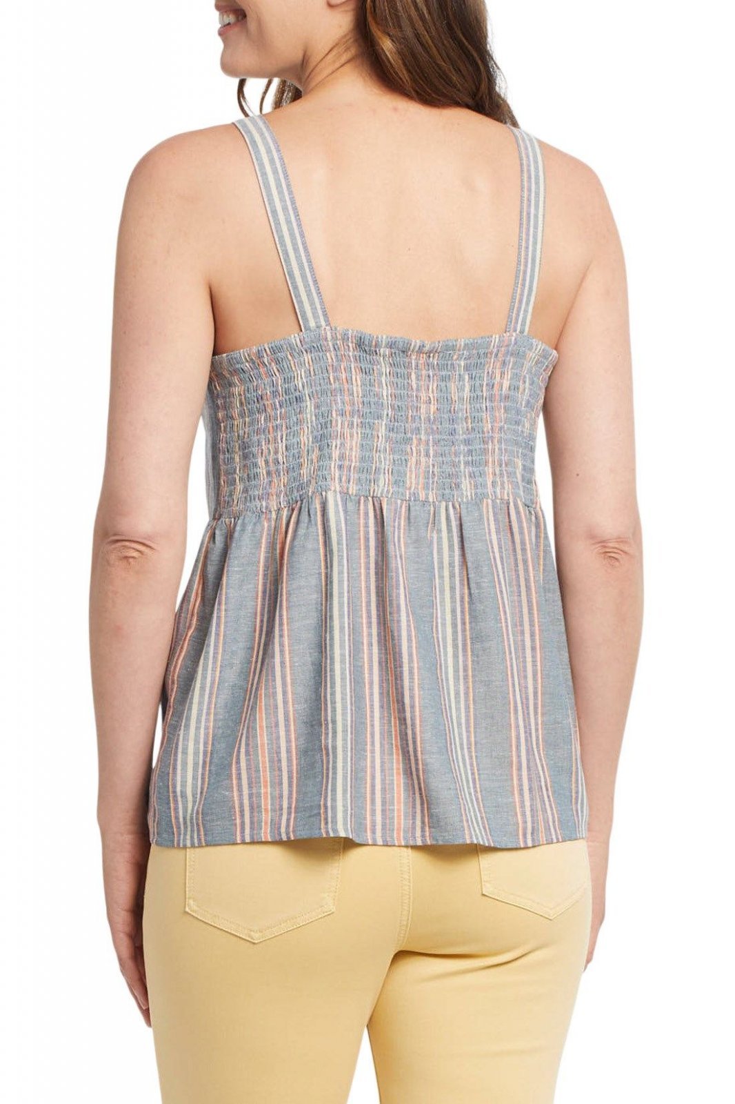 Peplum Striped Tank from Tribal - High Call Outfitters