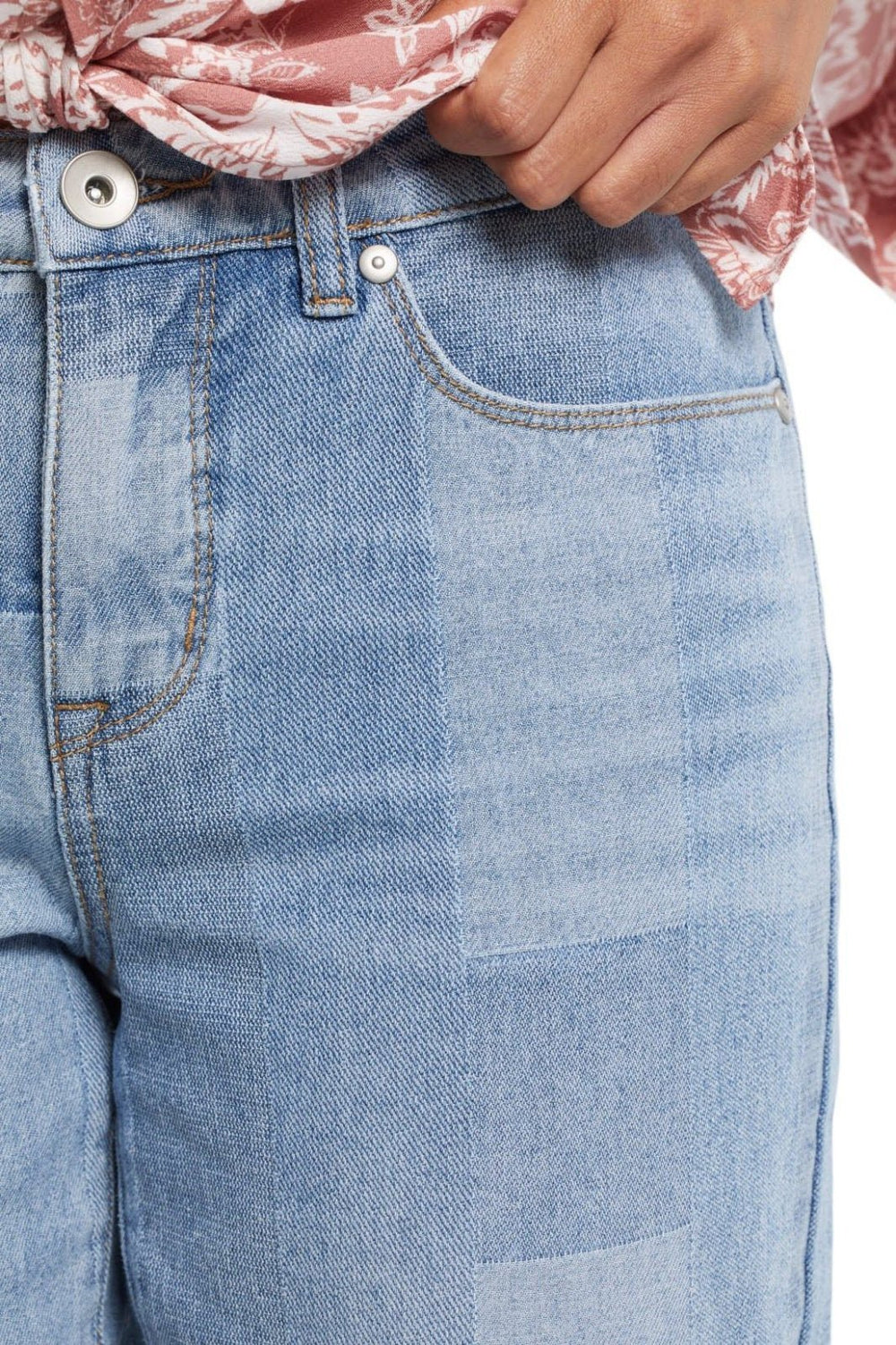 Patchwork Audrey Crop from Tribal - High Call Outfitters